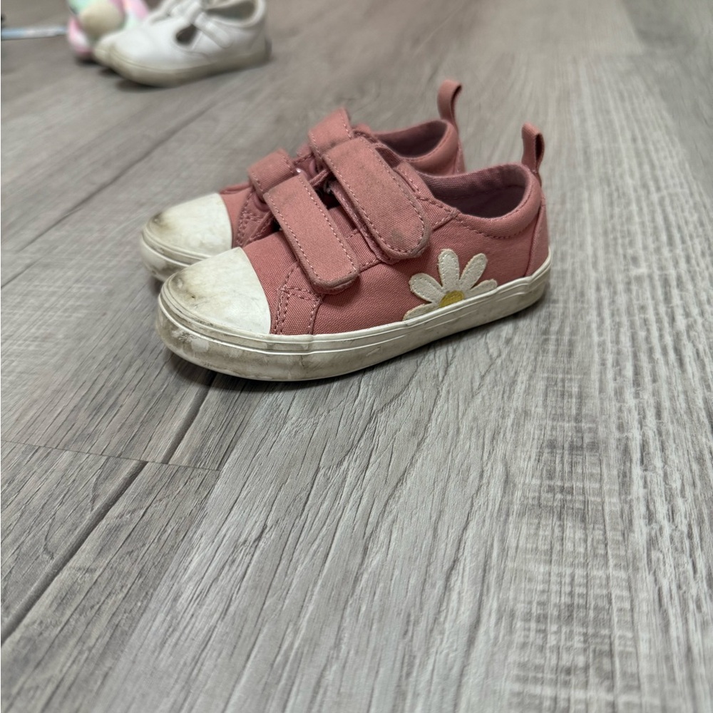 Old Navy Coral Floral Kids Sneakers